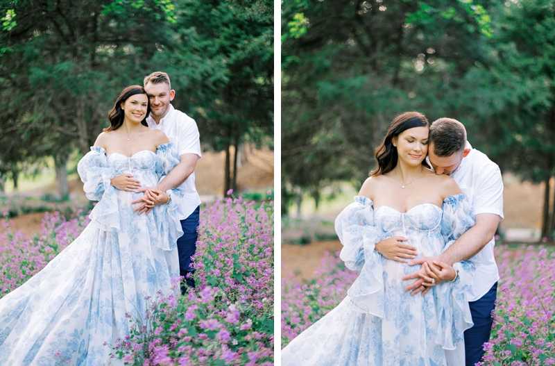 Jonesborough Tennessee maternity session flowy dress