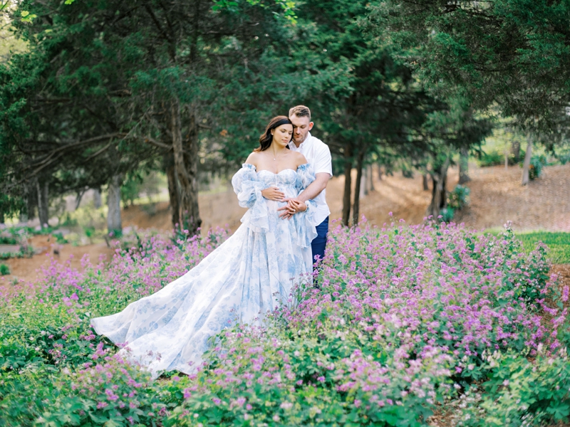 East Tennessee maternity photography garden session