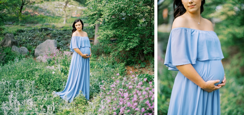 maternity portraits Jonesborough TN glowing mom