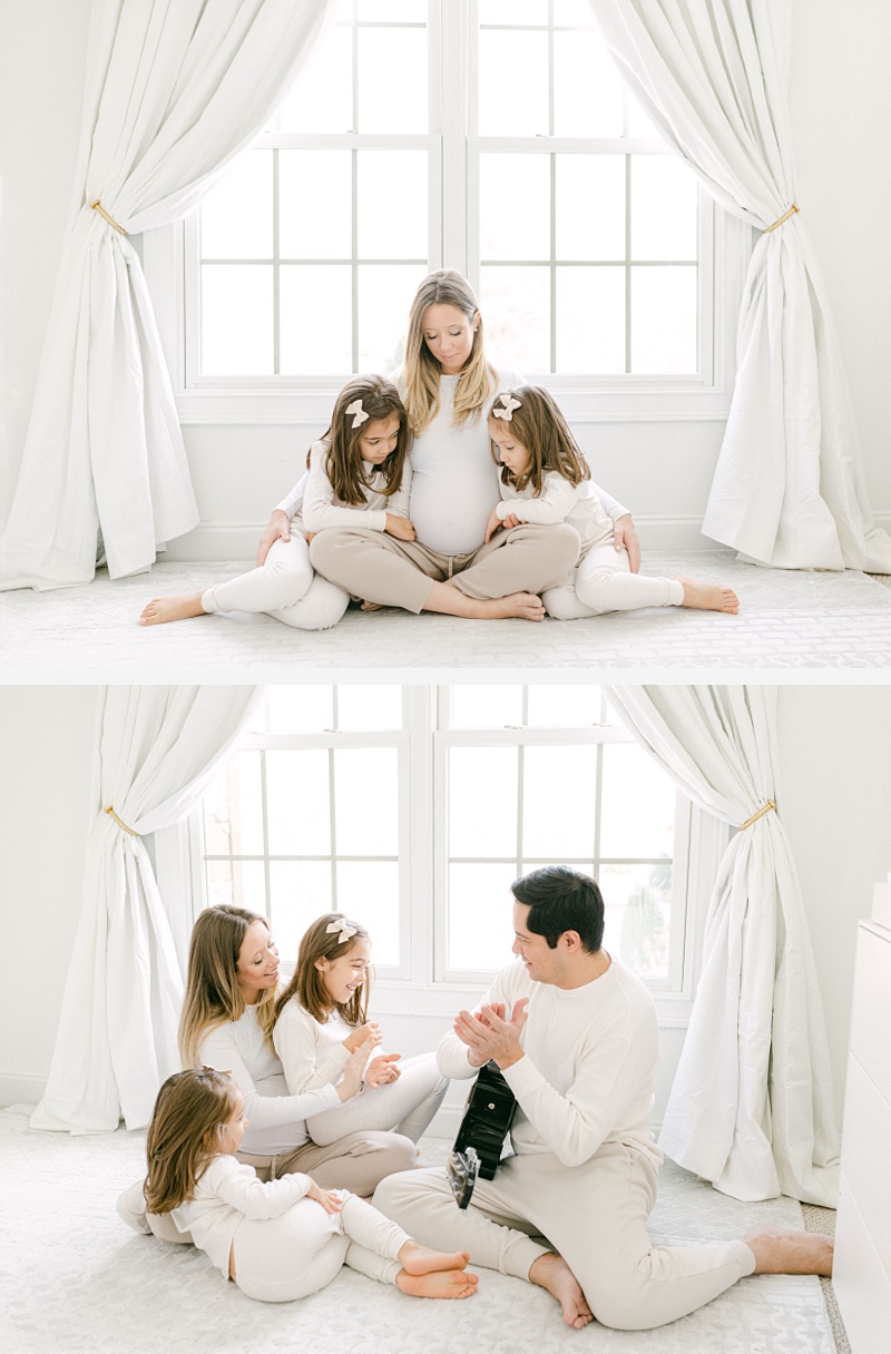 pregnancy photos Johnson City TN soft romantic style