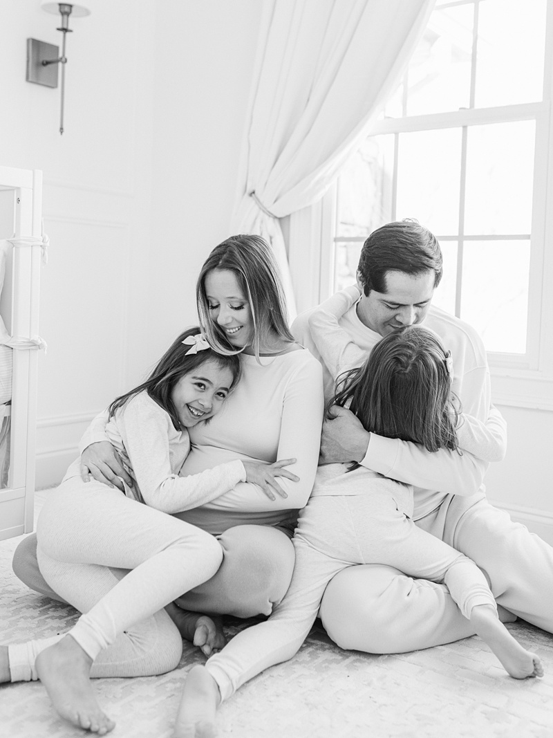 Tri-Cities TN lifestyle maternity at home session