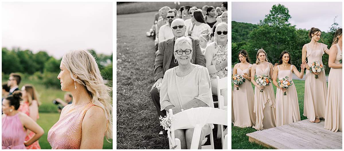 overlook barn wedding ceremony