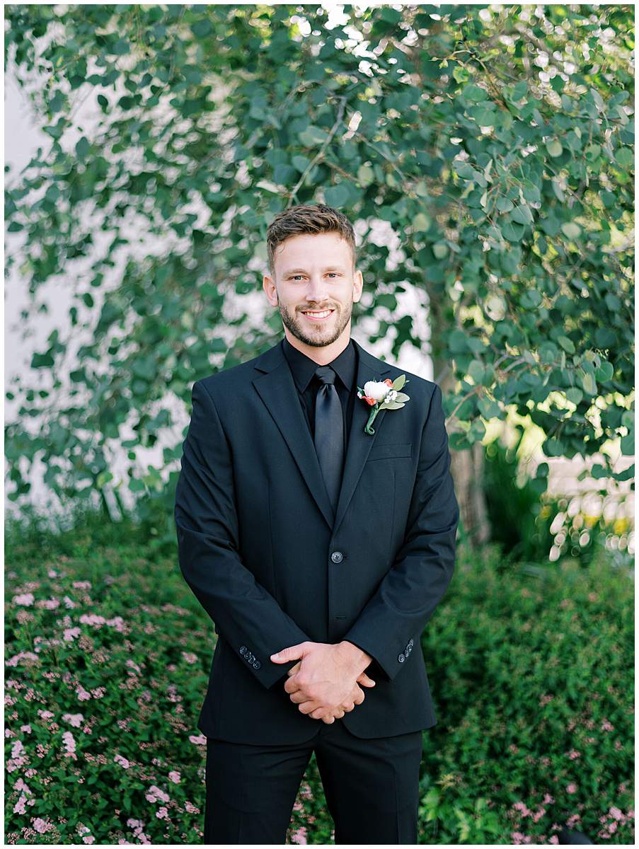 groom portraits nc mountains