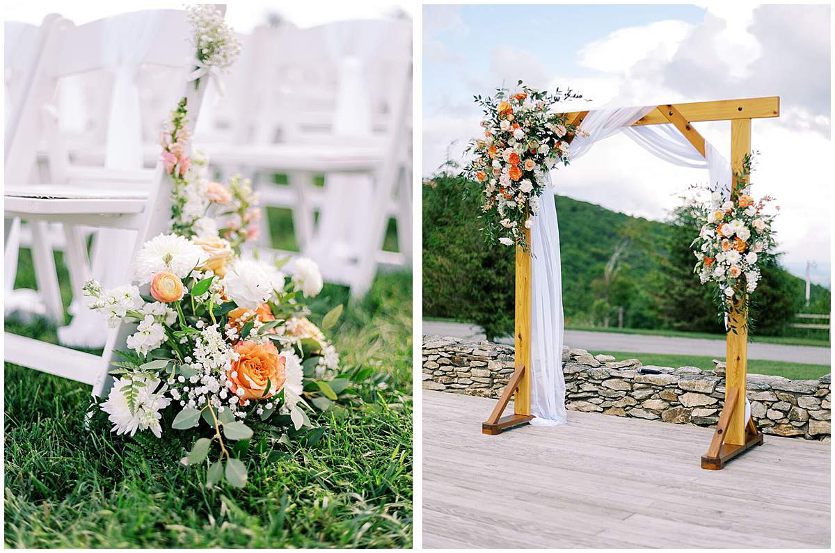 barn venue wedding styling inspiration nc