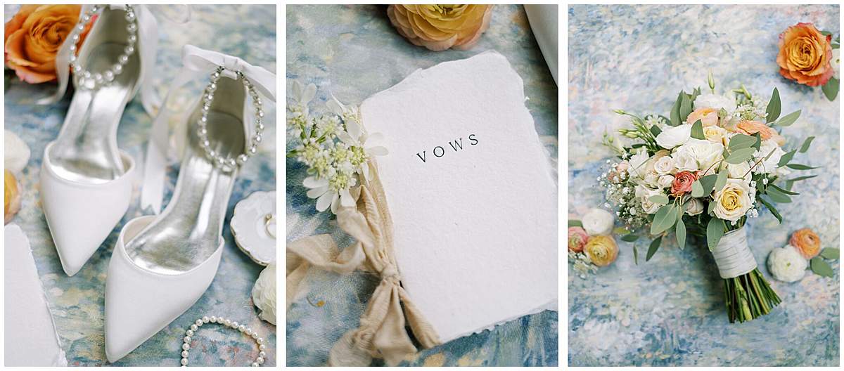 rustic wedding details blue ridge mountains venue