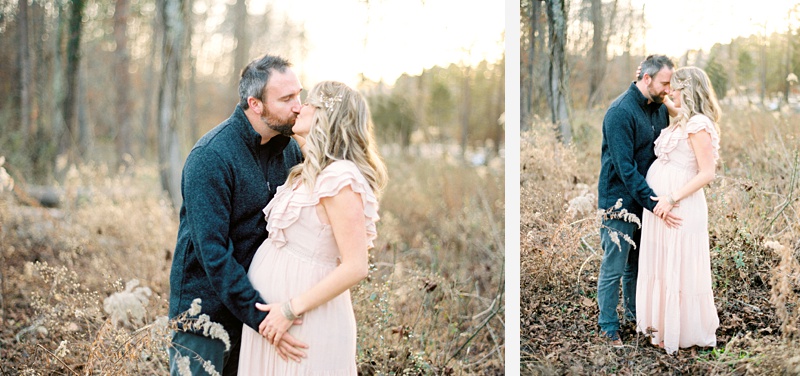 golden light maternity photography Knoxville