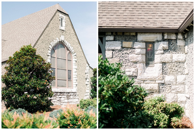 Kingsport TN church wedding at St. Paul’s Episcopal Church
