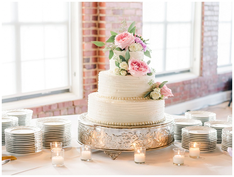 cake at reception
