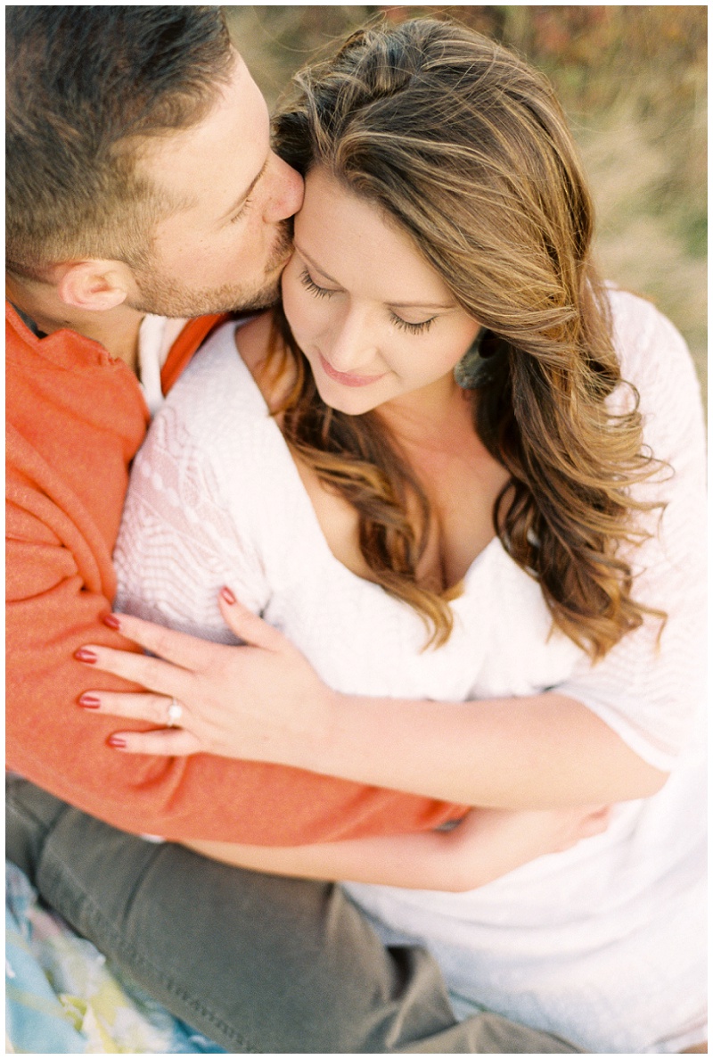 couple walking on Roan Mountain grassy balds