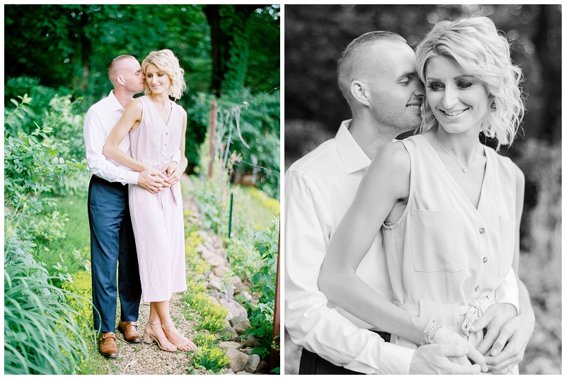 East Tennessee engagement photos golden hour couple