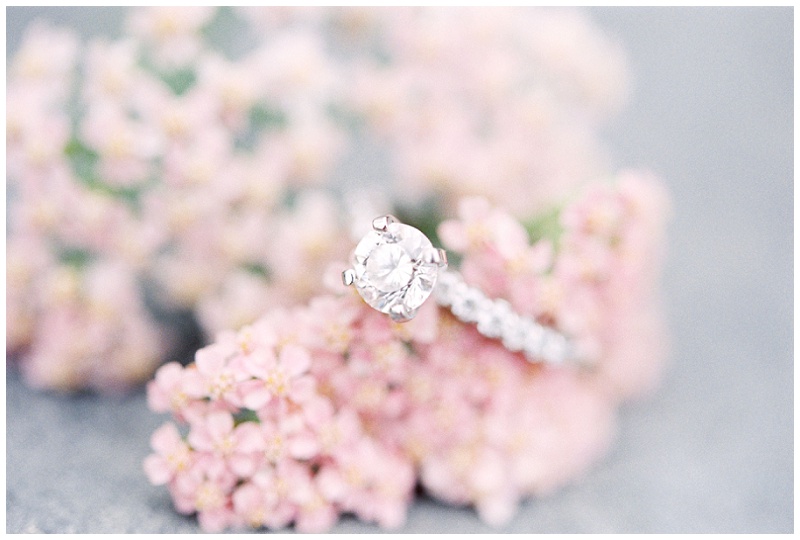 romantic engagement session Knoxville Tennessee sunset