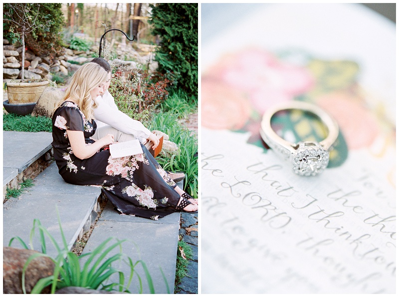 Jonesborough engagement session joyful couple laughing