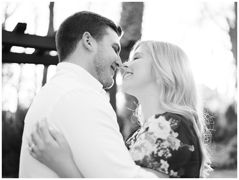 East Tennessee spring engagement photos outdoors