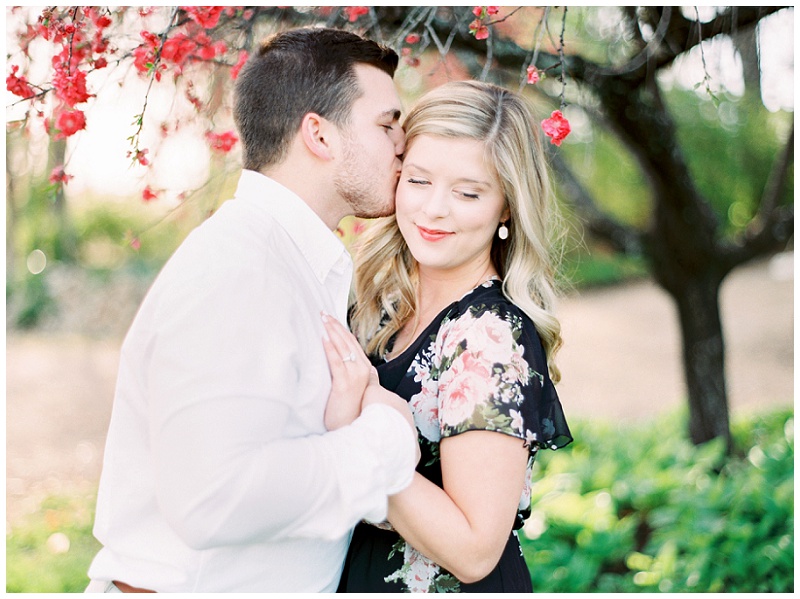 romantic spring engagement session Jonesborough TN