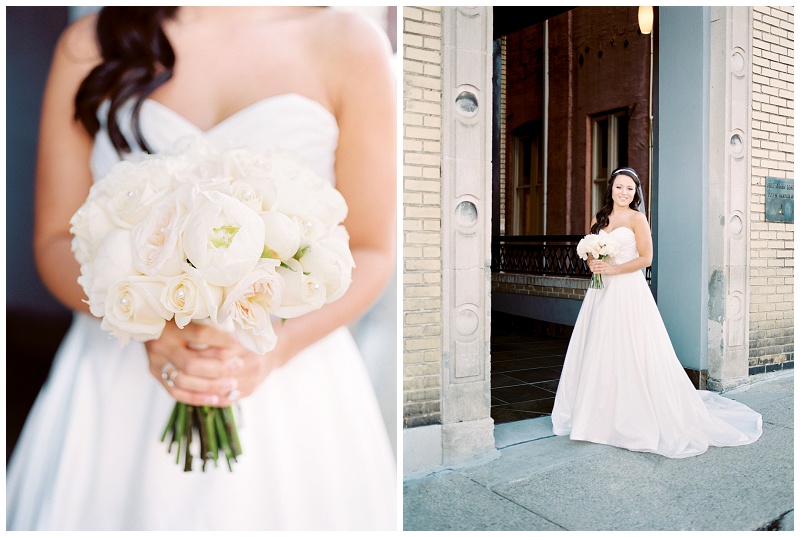 Knoxville wedding romantic portraits downtown