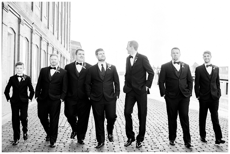 wedding party portraits Knoxville TN