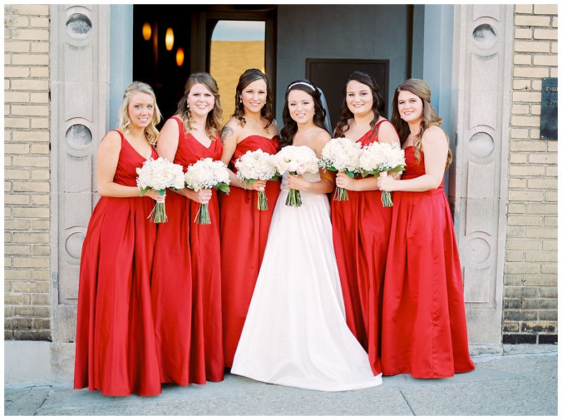 fun bridal party photos Tennessee wedding