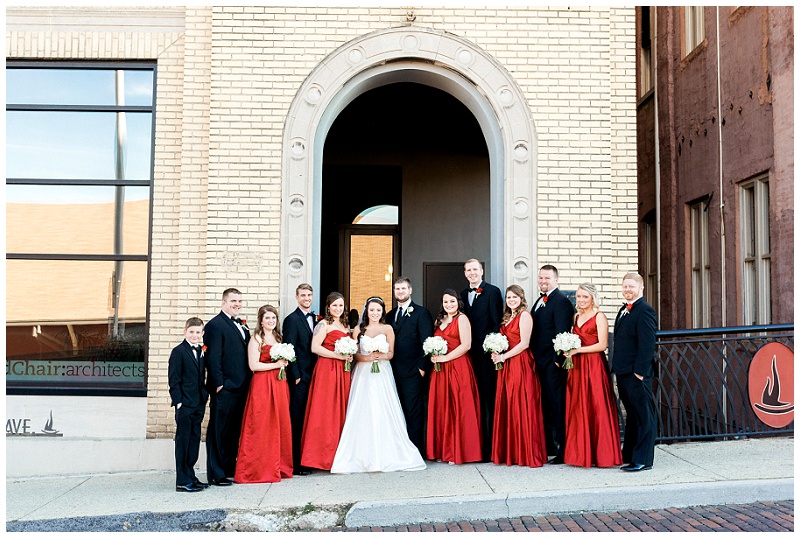 full wedding party Jackson Terminal Knoxville