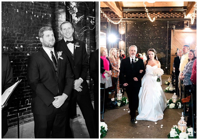bride walking down aisle Knoxville TN