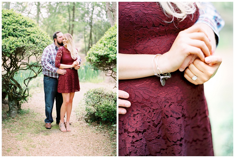 Jackson MS engagement photographer botanical garden