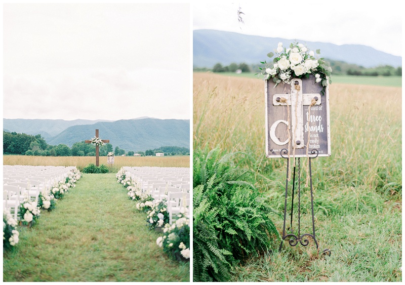 countryside ceremony East Tennessee