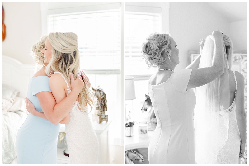 wedding day candid prep East Tennessee