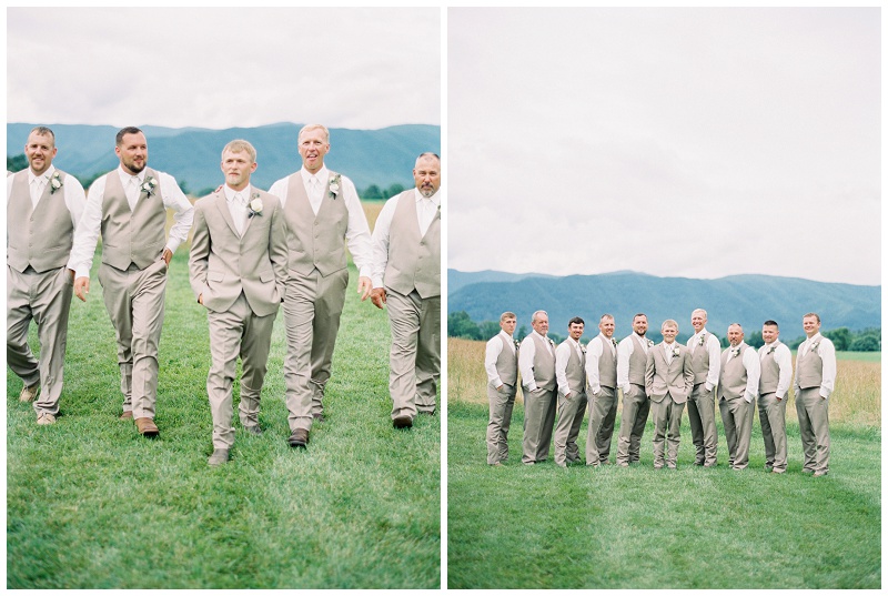 groomsmen candid moments Greeneville