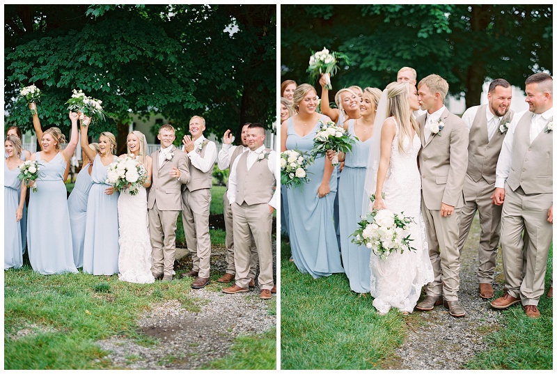 East Tennessee wedding party portraits