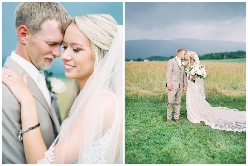 candid bride and groom farm wedding TN