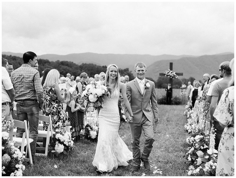 ceremony decor rustic wedding Greeneville