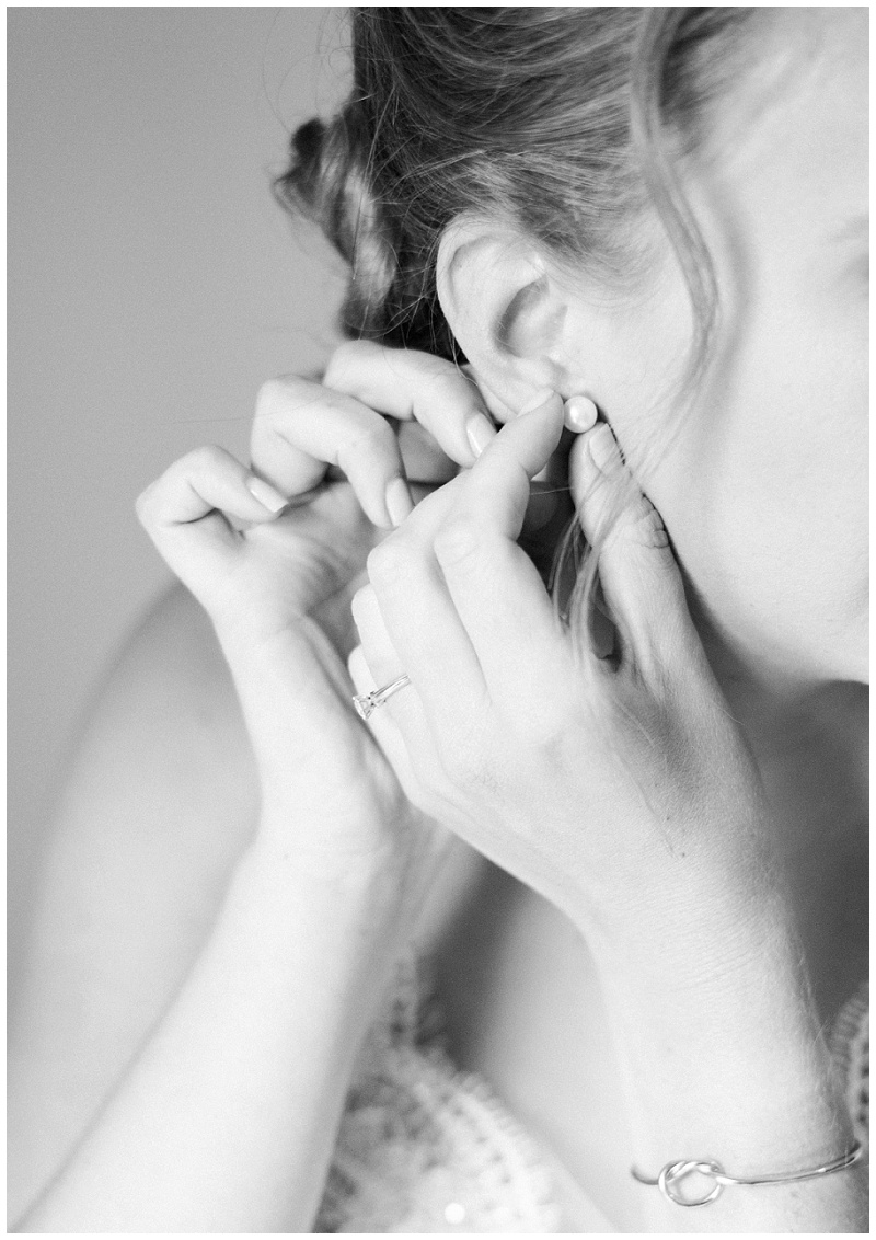 bridal detail shots during prep Asheville NC