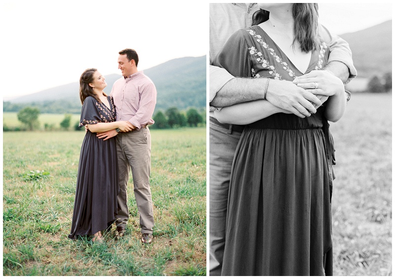 Alex and Austin romantic portraits East Tennessee