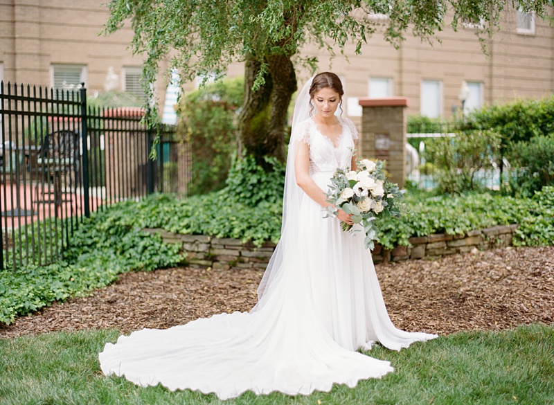 natural light bridal portrait Afton TN