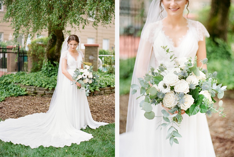 bride portrait Hidden Meadows Afton TN