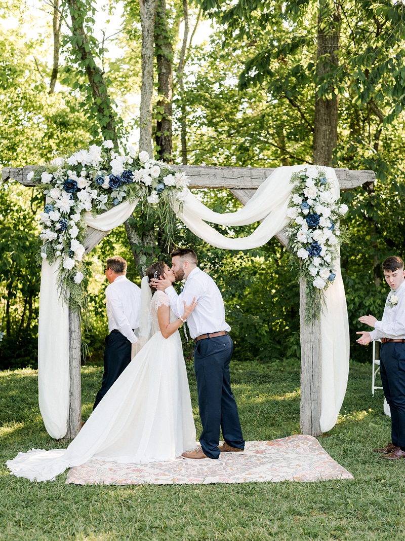 outdoor altar setup Hidden Meadows TN