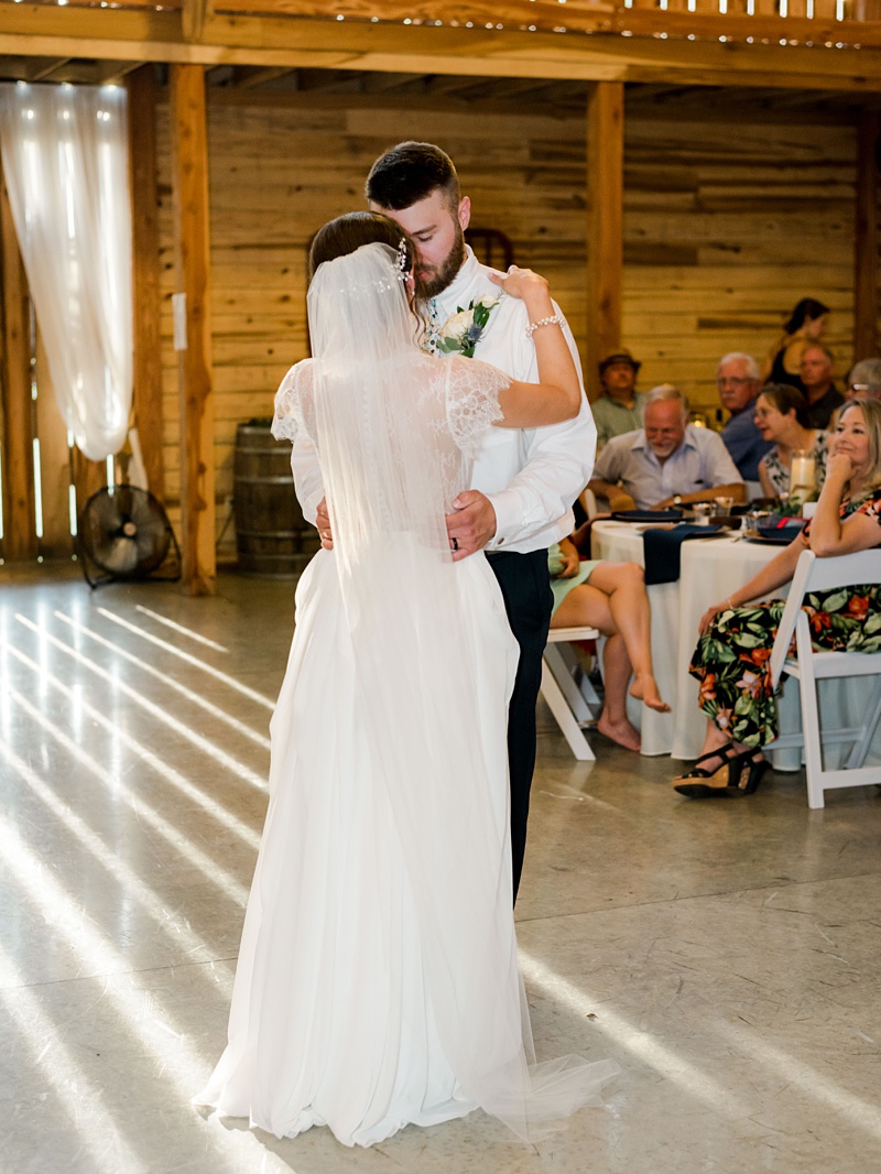 rustic farm wedding reception Hidden Meadows TN