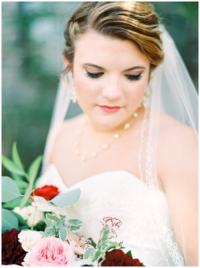 Anna in wedding gown bridal portrait