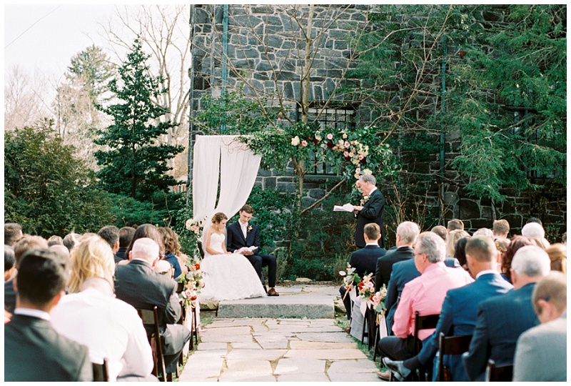 outdoor ceremony Homewood Asheville NC