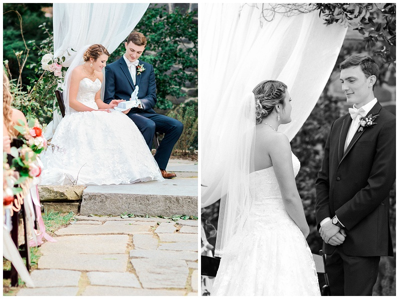 Anna walking down aisle Homewood NC