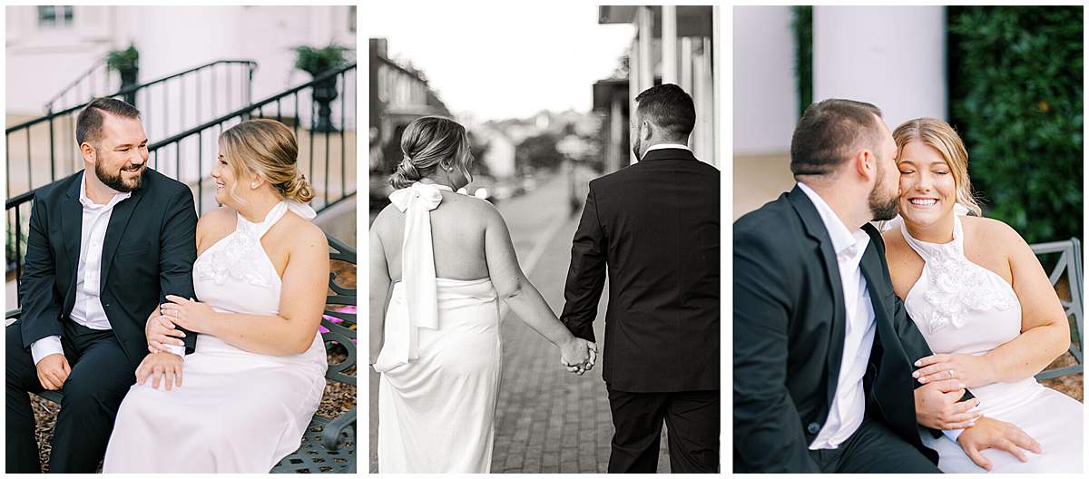 historic Jonesborough TN engagement photography