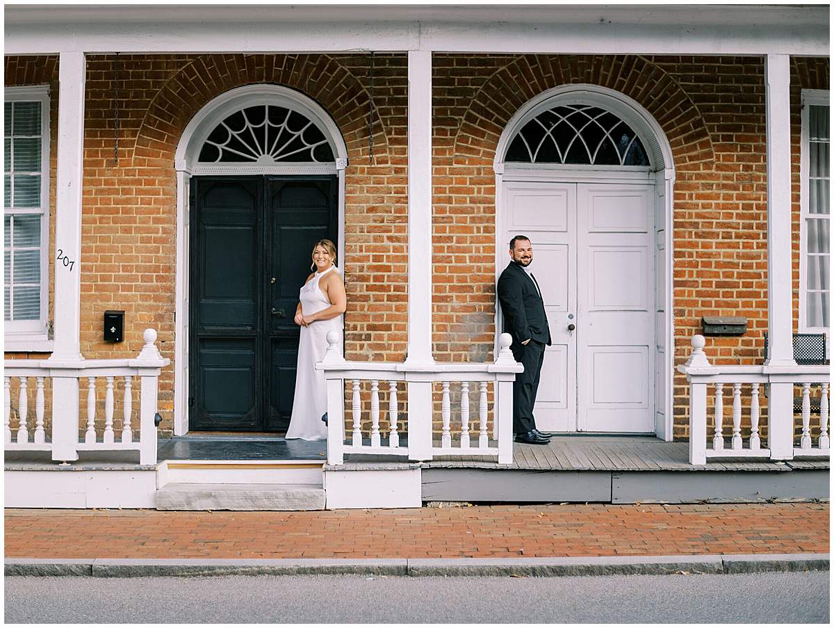 romantic couple portraits Jonesborough Tennessee