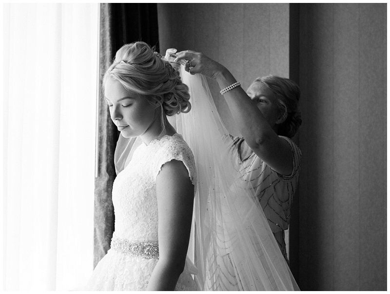 wedding morning prep Johnson City TN
