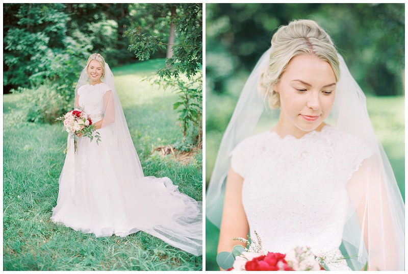 bride portrait Grace Meadows Farm Jonesborough TN