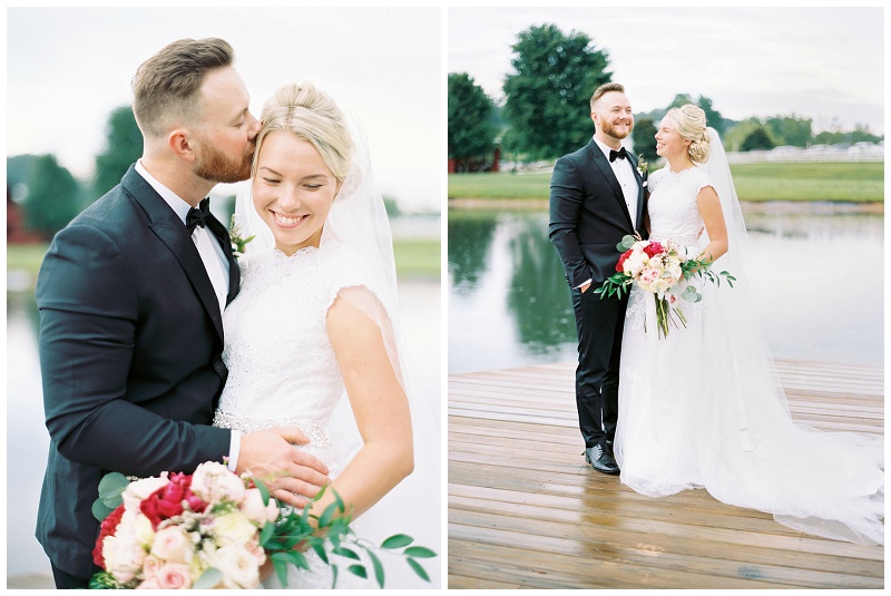 bride and groom portraits Grace Meadows Farm