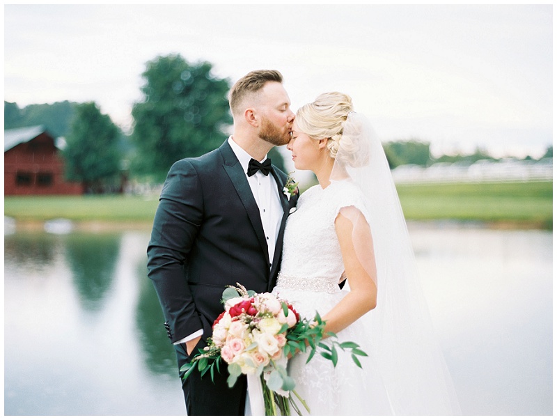newlyweds Grace Meadows Farm Jonesborough TN
