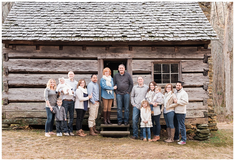 Gatlinburg extended family photographer Roaring Fork Motor Nature Trail