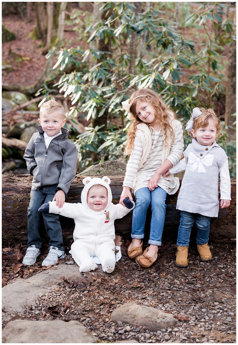 scenic family portraits Roaring Fork Motor Nature Trail