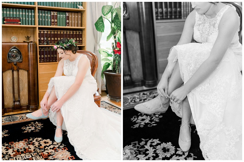 getting ready wedding photography Jonesborough TN