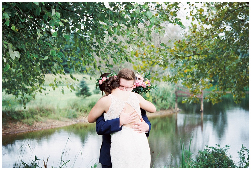 newlywed portraits Jonesborough TN wedding