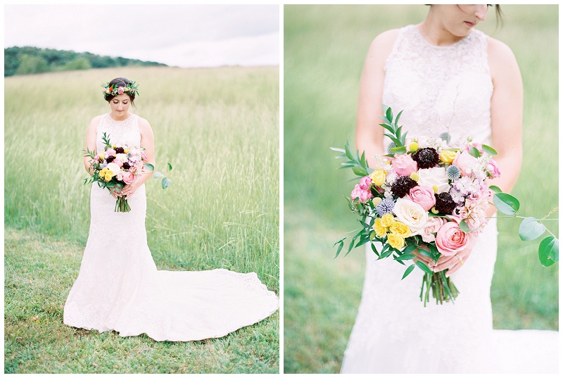 bride portrait Tri-Cities TN wedding photographer